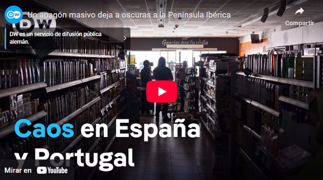 Un apagón masivo dejó a oscuras a la Península Ibérica