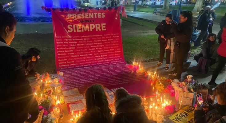 Impidieron al colectivo Ni Una Menos colgar un cartel con los nombres de víctimas de femicidio en Mendoza