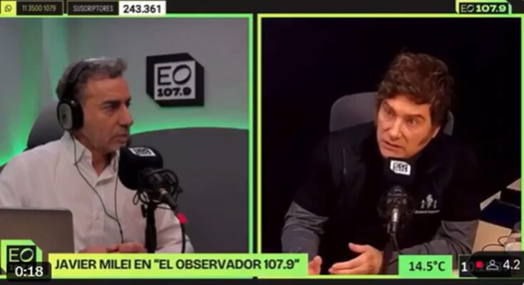 Milei cambió la casita de Tucumán por el programa de Majul para celebrar la Independencia