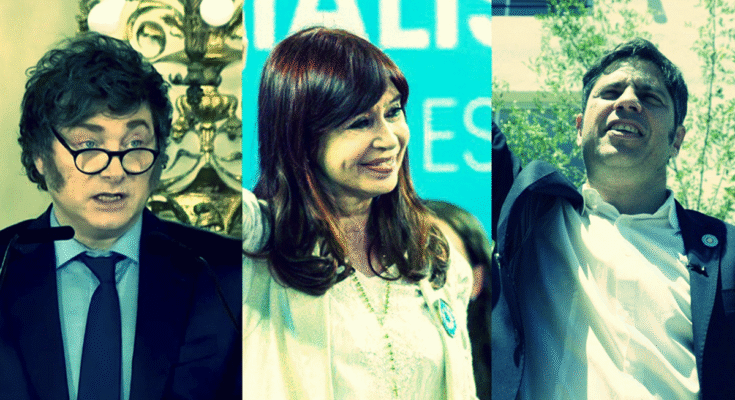 Kicillof, Cristina y Milei, el sorpresivo podio de imagen positiva de la encuesta de Trespuntozero