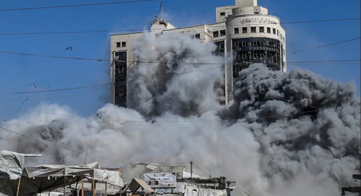 “¡Váyanse ahora!», ordenó Netanyahu a la población de Gaza mientras sigue bombardeando edificios