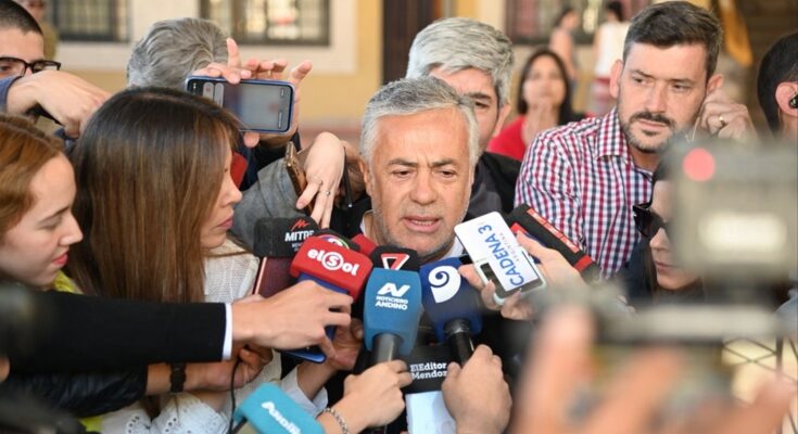 Denuncias de torturas en la Legislatura: Cornejo respaldó a la Policía y a los fiscales y dijo que los manifestantes «se hacen las víctimas»