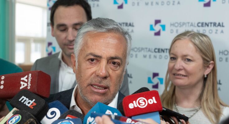 En plena disputa por San Jorge, Cornejo recibió a los gobernadores de la «Mesa del Cobre» y a ministros de Milei