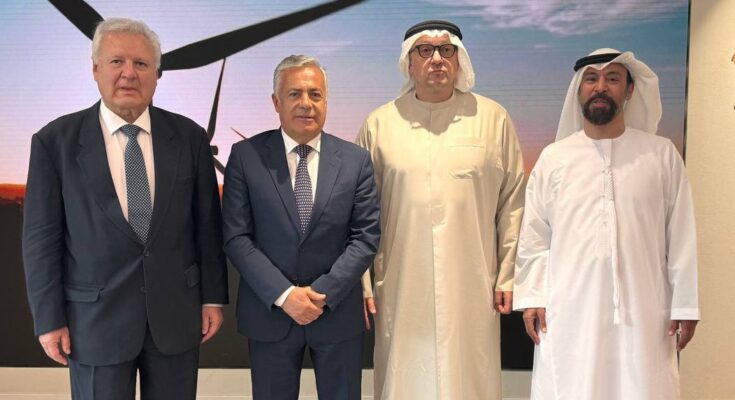 Cornejo ofreció los minerales y las reglas blandas de Mendoza en los Emiratos Árabes