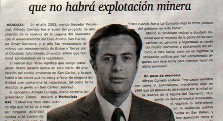 Desempolvaron un archivo de Cornejo cuando era antiminero y criticaba el lobby del PJ