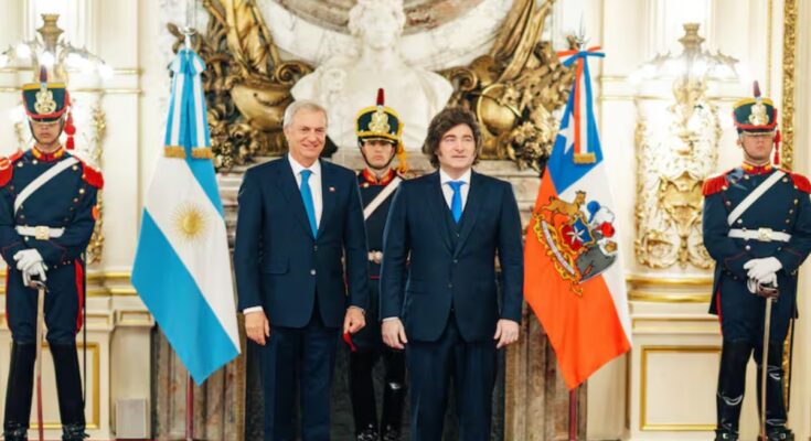 Milei y Kast sellan un pacto minero que fortalece el plan de Cornejo para explotar cobre y litio