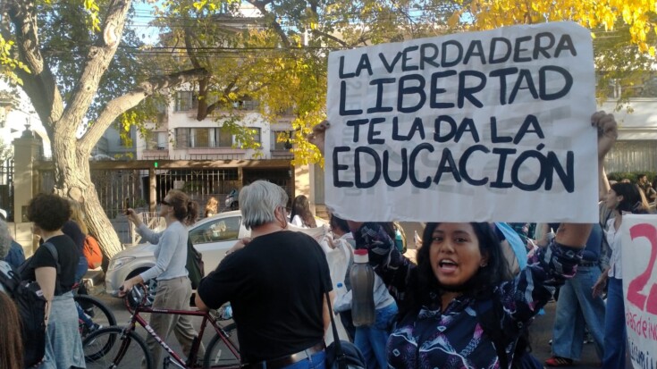 Marcha Universitaria: una multitud le reclamó a Milei por el financiamiento, la rectora y su vice esquivaron los discursos