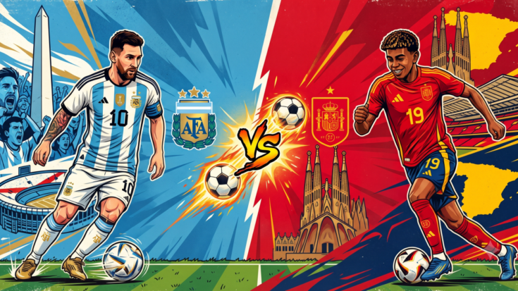 Las rutas de Argentina y España a la final de la Copa del Mundo 2026, partido a partido