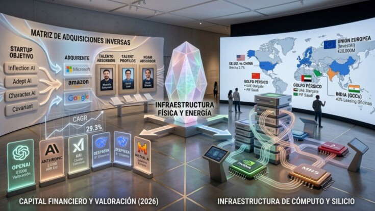 Nuevo escenario del poder global: se define el mapa corporativo de la Inteligencia Artificial