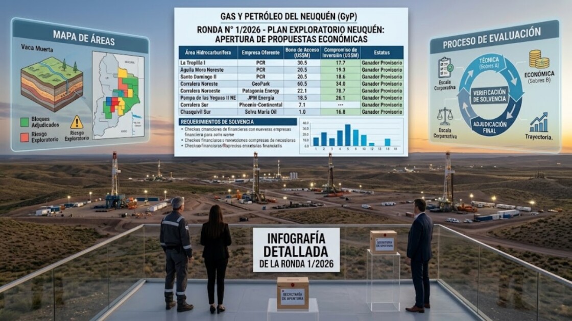 Manzano y el Rey de Fracking quedaron primeros sólo en uno de los seis yacimientos que buscaban en Vaca Muerta