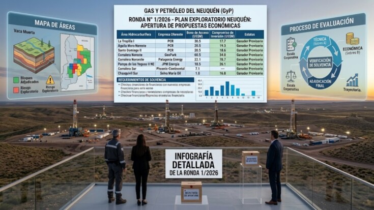 Manzano y el Rey de Fracking quedaron primeros sólo en uno de los seis yacimientos que buscaban en Vaca Muerta